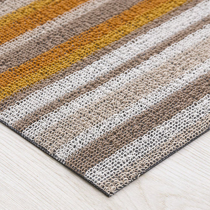 chilewich | shag doormat 46x71cm (18x28") | horizon stripe desert