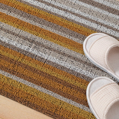 chilewich | shag doormat 46x71cm (18x28") | horizon stripe desert