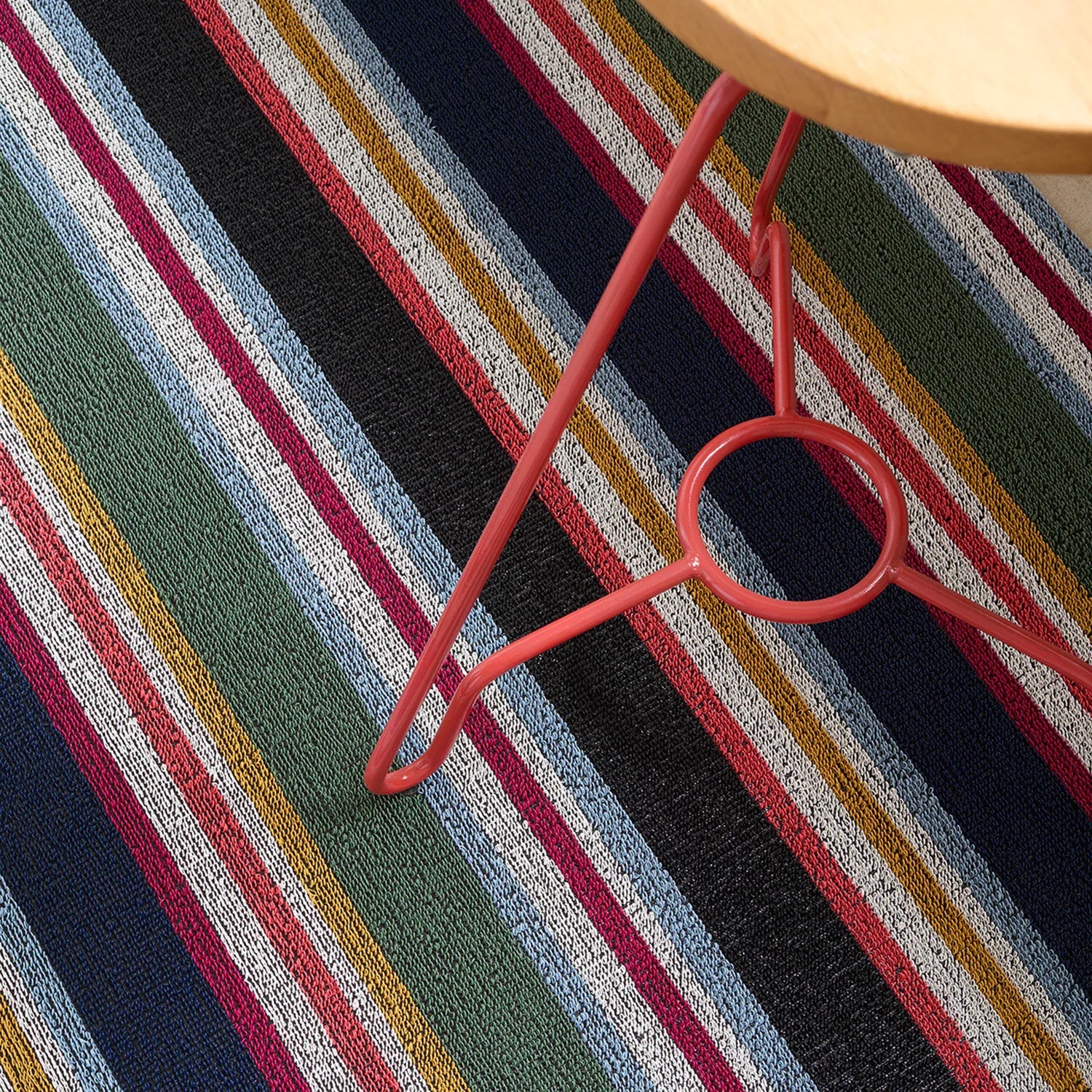 chilewich | shag big mat 91x152cm (36x60") | shuffle strip petunia