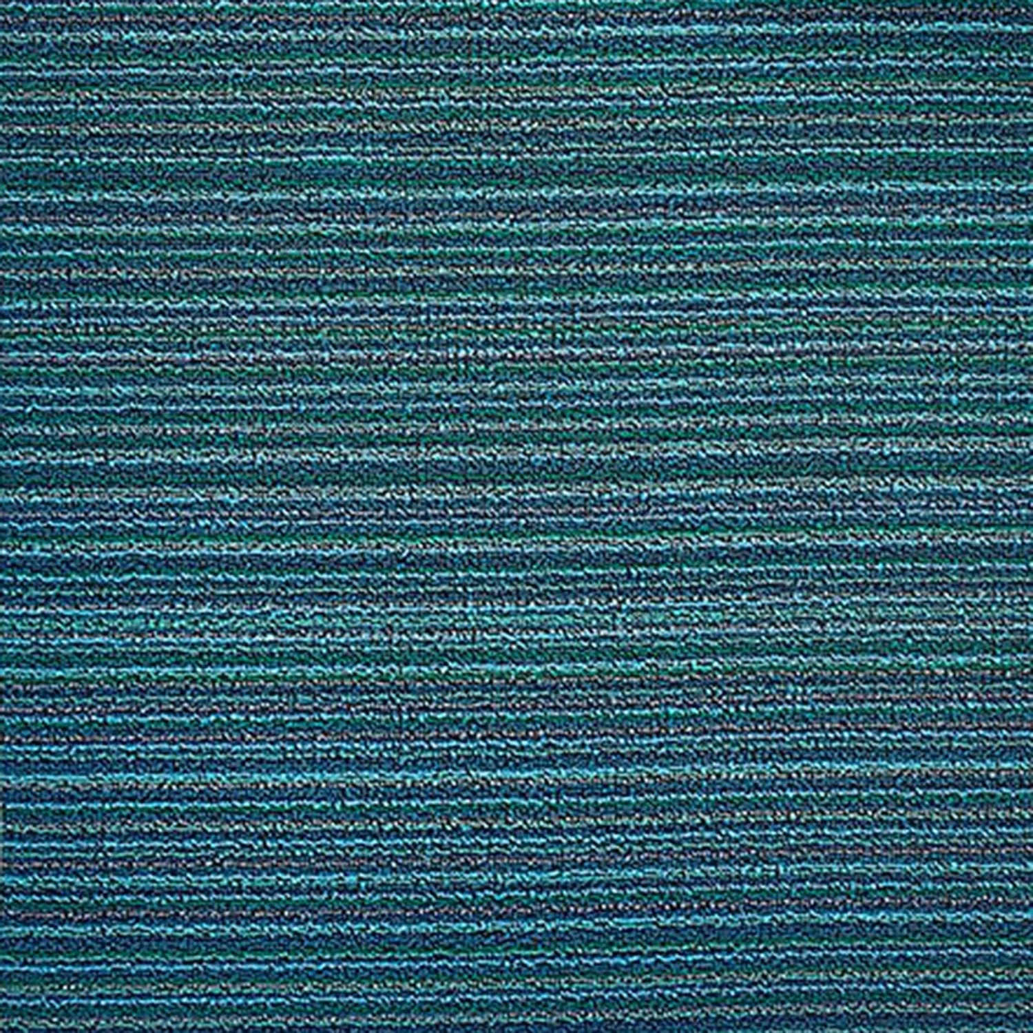 chilewich | shag doormat 46x71cm (18x28") | skinny stripe turquoise