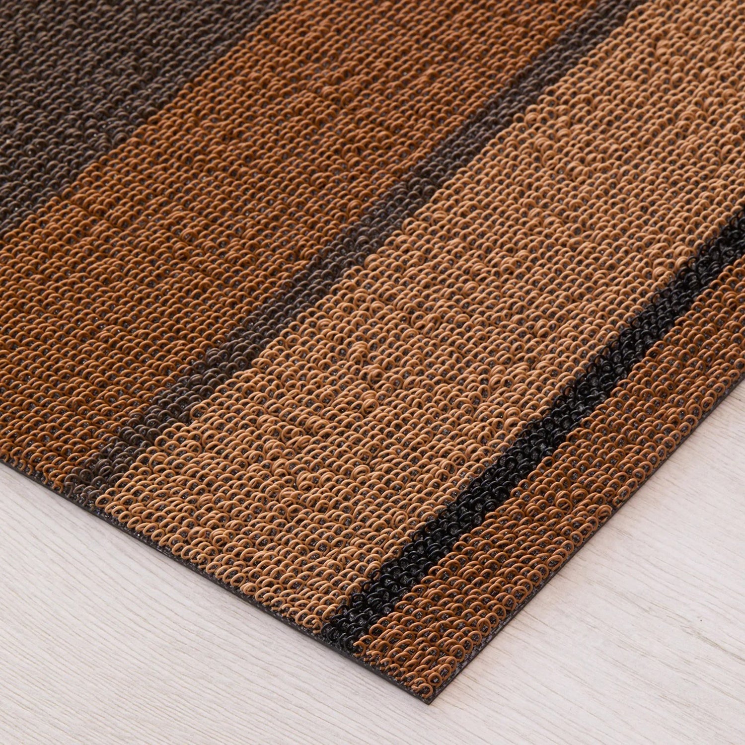 chilewich | shag utility doormat 61x91cm (24x36") | bolt stripe honey