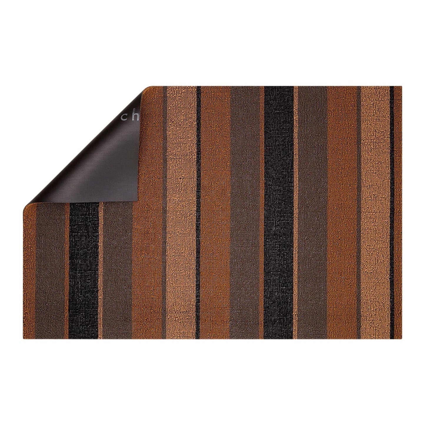 chilewich | shag utility doormat 61x91cm (24x36") | bolt stripe honey