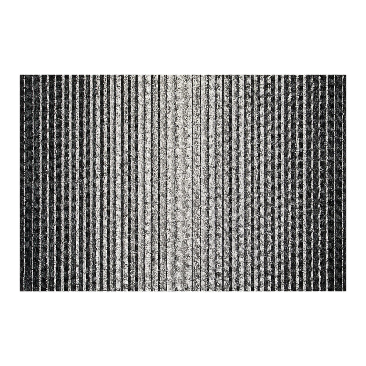 chilewich | large doormat 61x91cm (24x36") | domino black + white - DC
