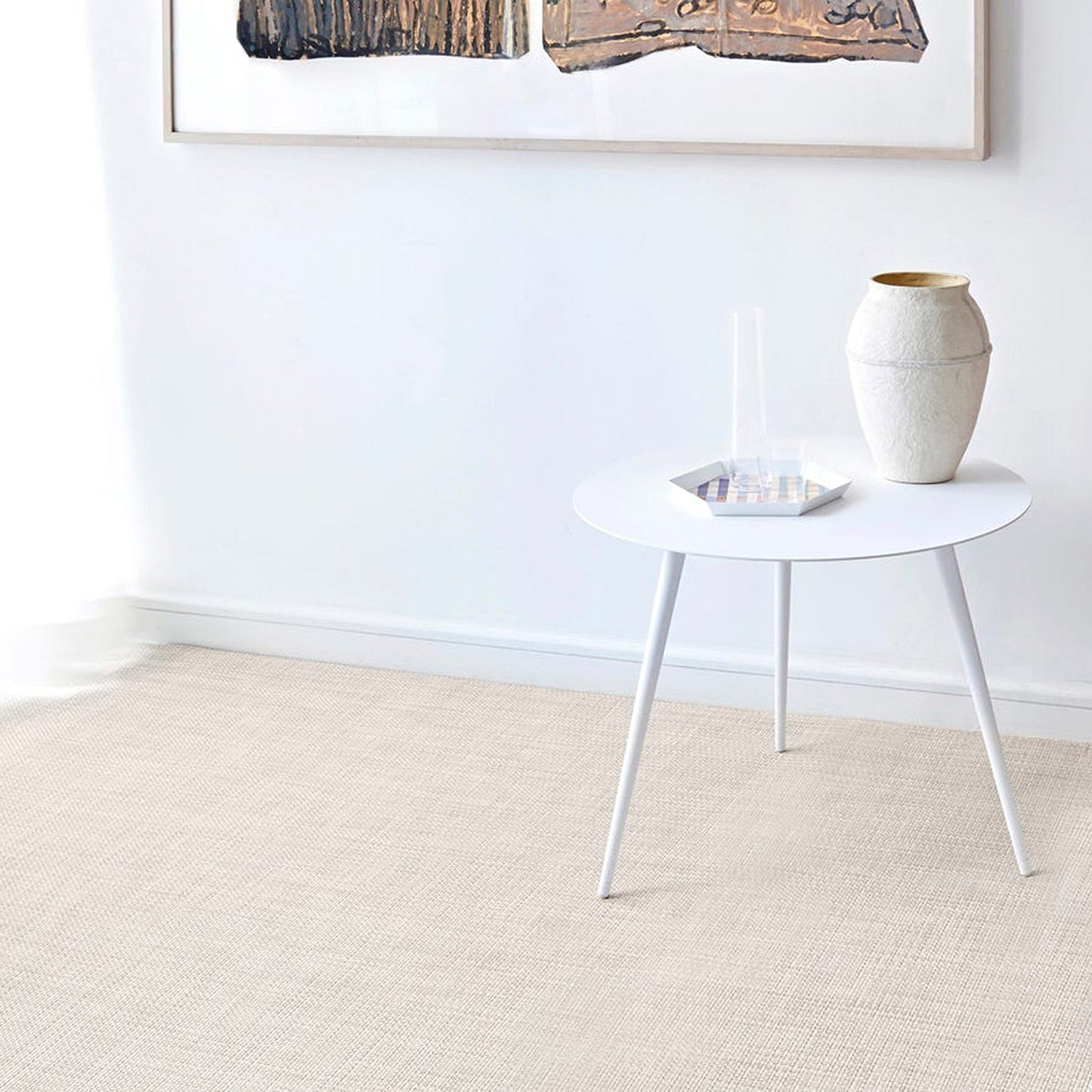 chilewich | woven floormat 118x183cm (46x72") | basketweave natural