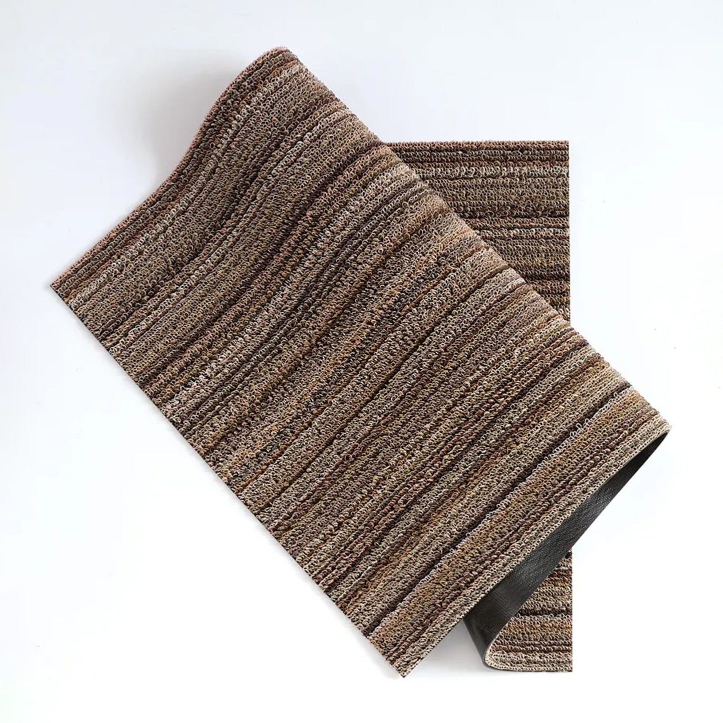 chilewich | shag doormat 46x71cm (18x28") | skinny stripe mushroom