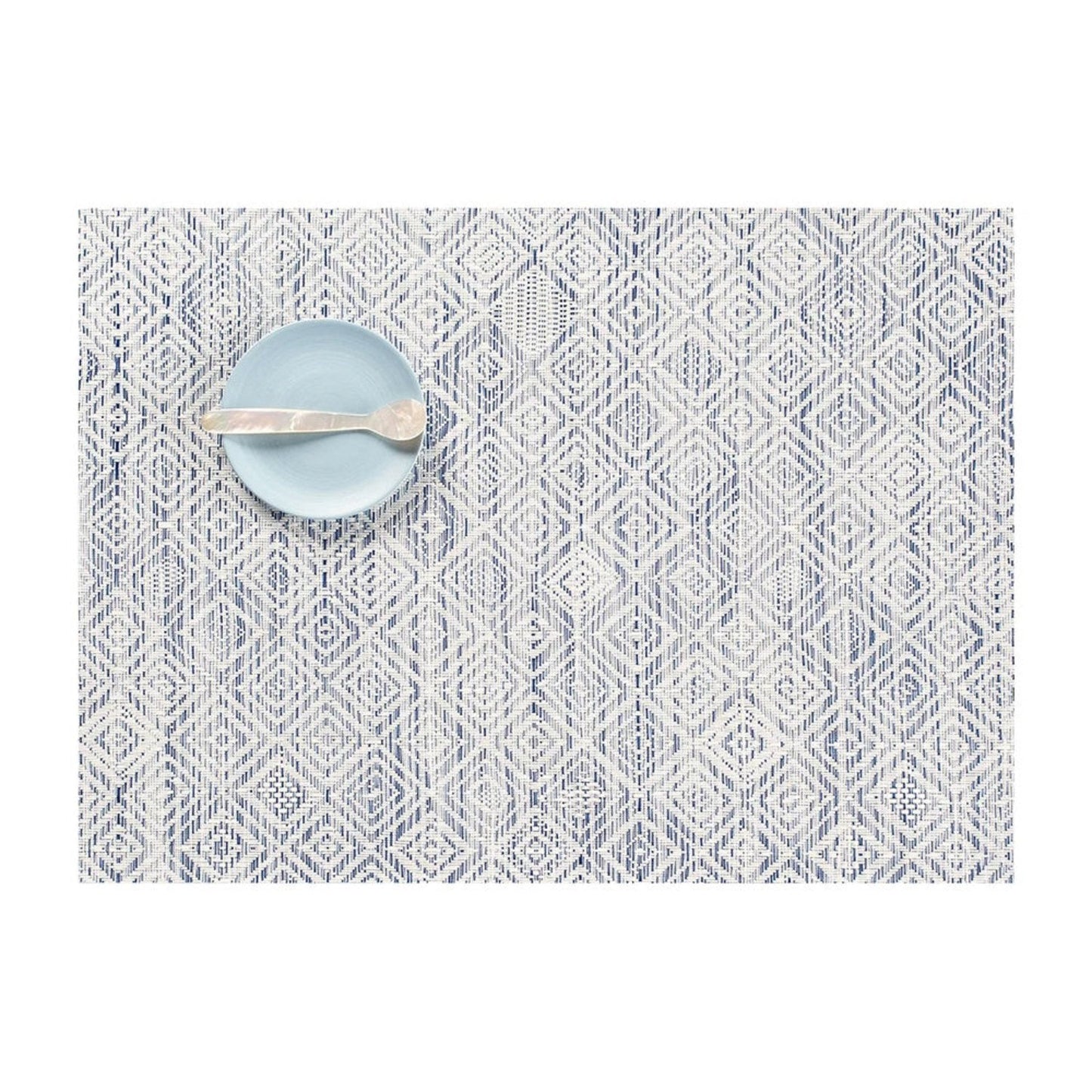 chilewich | placemat rectangle | mosaic blue ~ DC