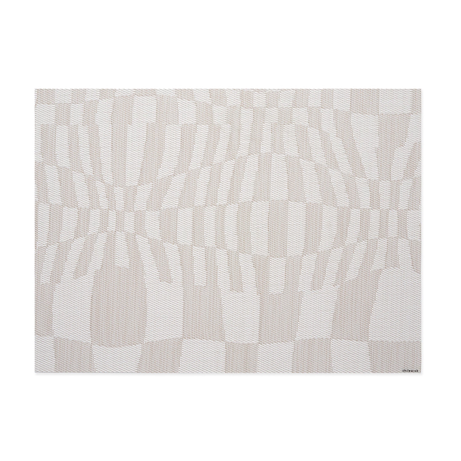 chilewich | placemat rectangle | warp sand