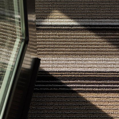 chilewich | shag big mat 91x152cm (36x60") | pleat stripe oyster
