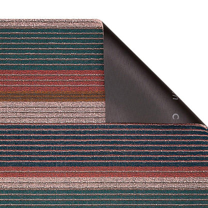 chilewich | shag big mat 91x152cm (36x60") | pleat stripe raspberry