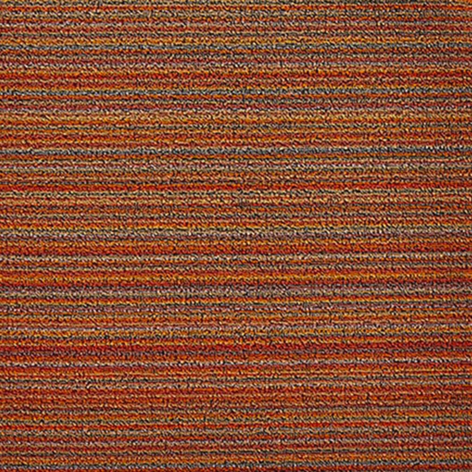 chilewich | shag doormat 46x71cm (18x28") | skinny stripe orange