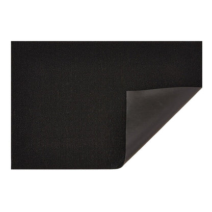 chilewich | shag doormat 46x71cm (18x28") | solid black
