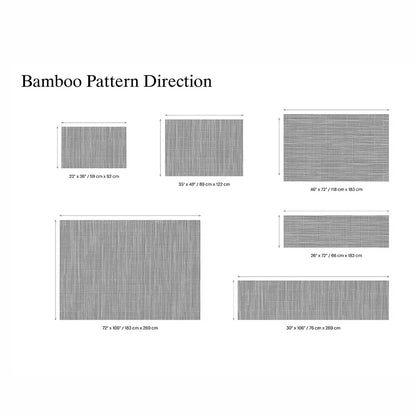 chilewich | woven floormat 59x92cm (23x36") | bamboo grey flannel