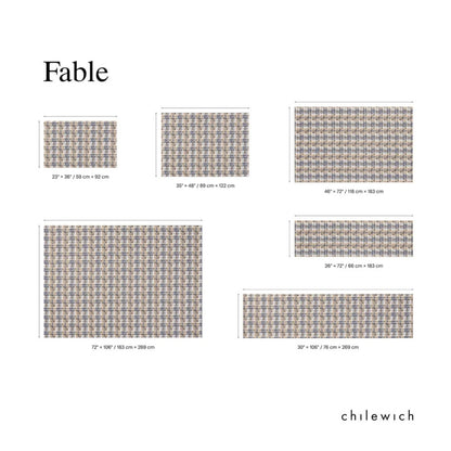 chilewich | woven floormat 118x269cm (46x72") | fable coast