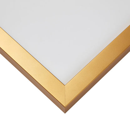 Confetti .875", Matted Gold Picture Frame