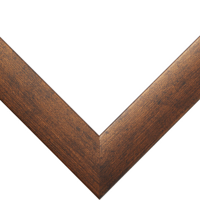 Contemporary 1", Rustic Copper Picture Frames - 2 Piece Set