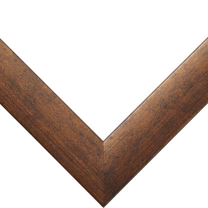Contemporary 1", Rustic Copper Picture Frames - 2 Piece Set