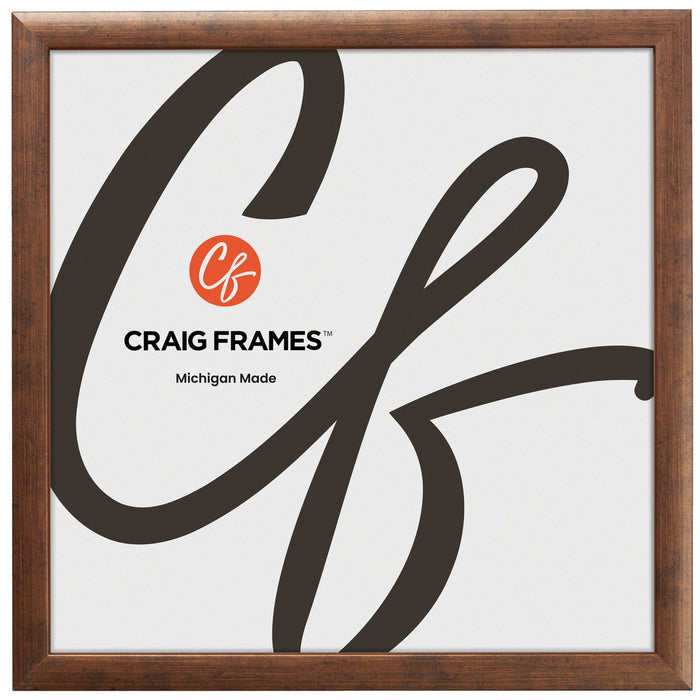 Contemporary 1", Rustic Copper Picture Frames - 2 Piece Set