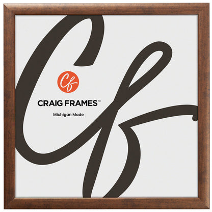Contemporary 1", Rustic Copper Picture Frames - 2 Piece Set