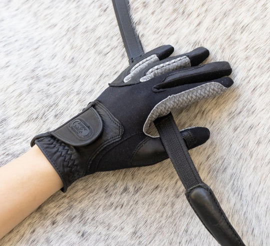 Correct Connect Oil-Tac Coppertech Leather Premium Riding Glove