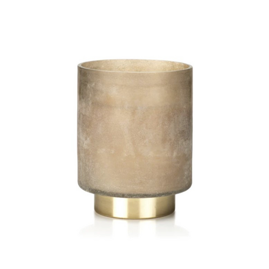 Taupe Cortina Tobacco Flower Scented Candle