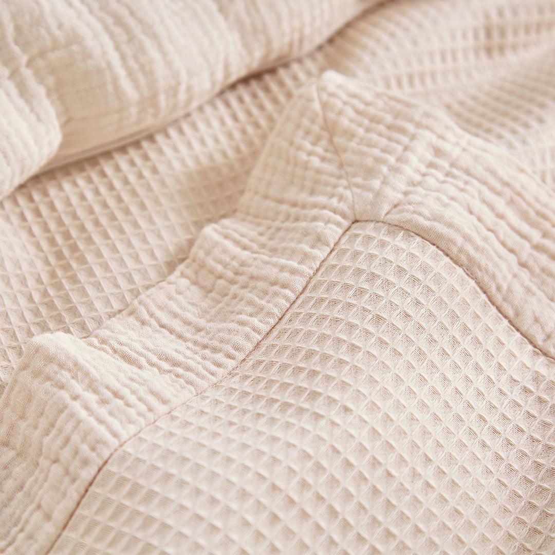 CuddleCo 4pc Cot Bed Bedding Set - Cashmere Waffle