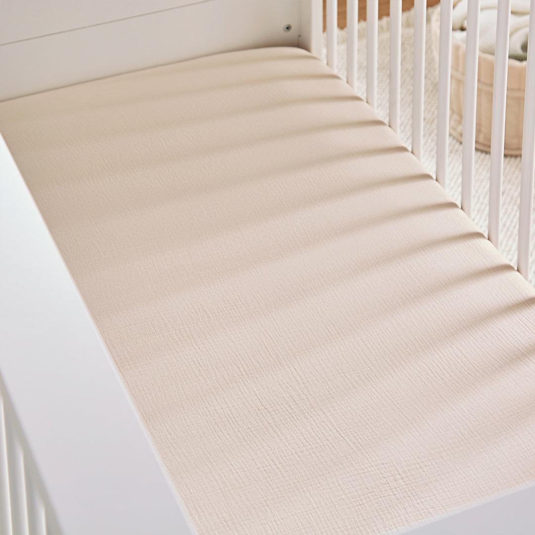 CuddleCo 4pc Cot Bed Bedding Set - Cashmere Waffle