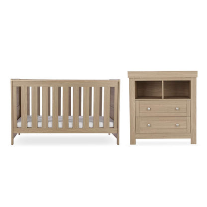 CuddleCo Burford 2pc Set - Oak