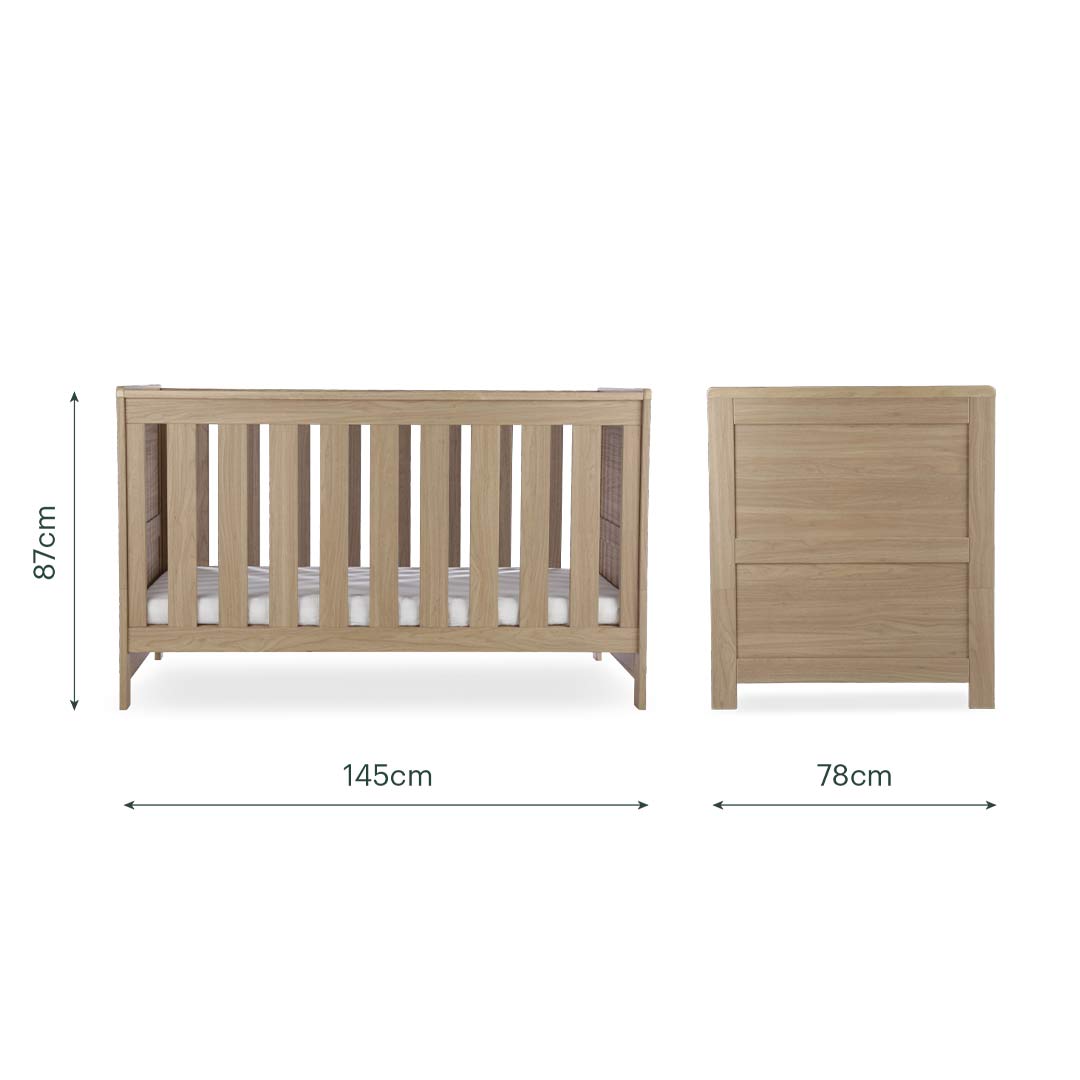 CuddleCo Burford 2pc Set - Oak