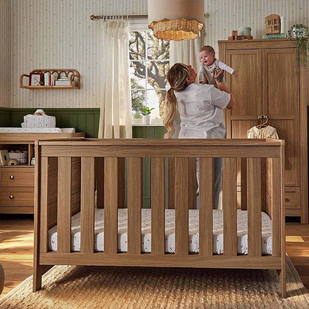 CuddleCo Burford 2pc Set - Oak
