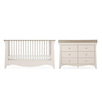 CuddleCo Clara Luxe 2pc Set - Cashmere/Ash