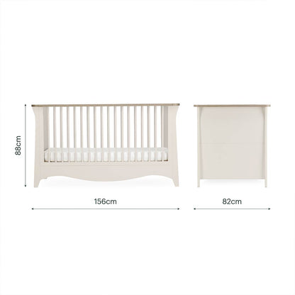 CuddleCo Clara Luxe 2pc Set - Cashmere/Ash