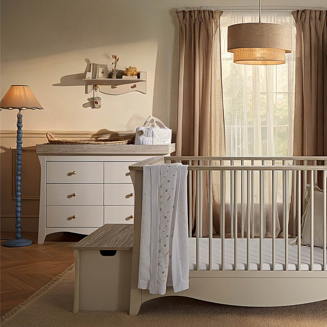 CuddleCo Clara Luxe 2pc Set - Cashmere/Ash