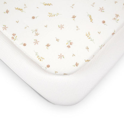 CuddleCo Universal Crib/ Co Sleeper Sheets 2pk - Cashmere Meadow