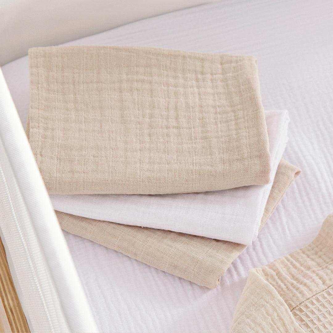 CuddleCo Universal Crib/ Co Sleeper Bedding Set - Cashmere Waffle