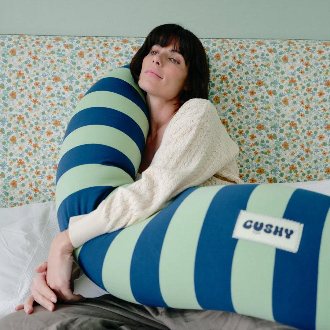 Cushy Puff Pregnancy Pillow Cover - Emerald Dreams