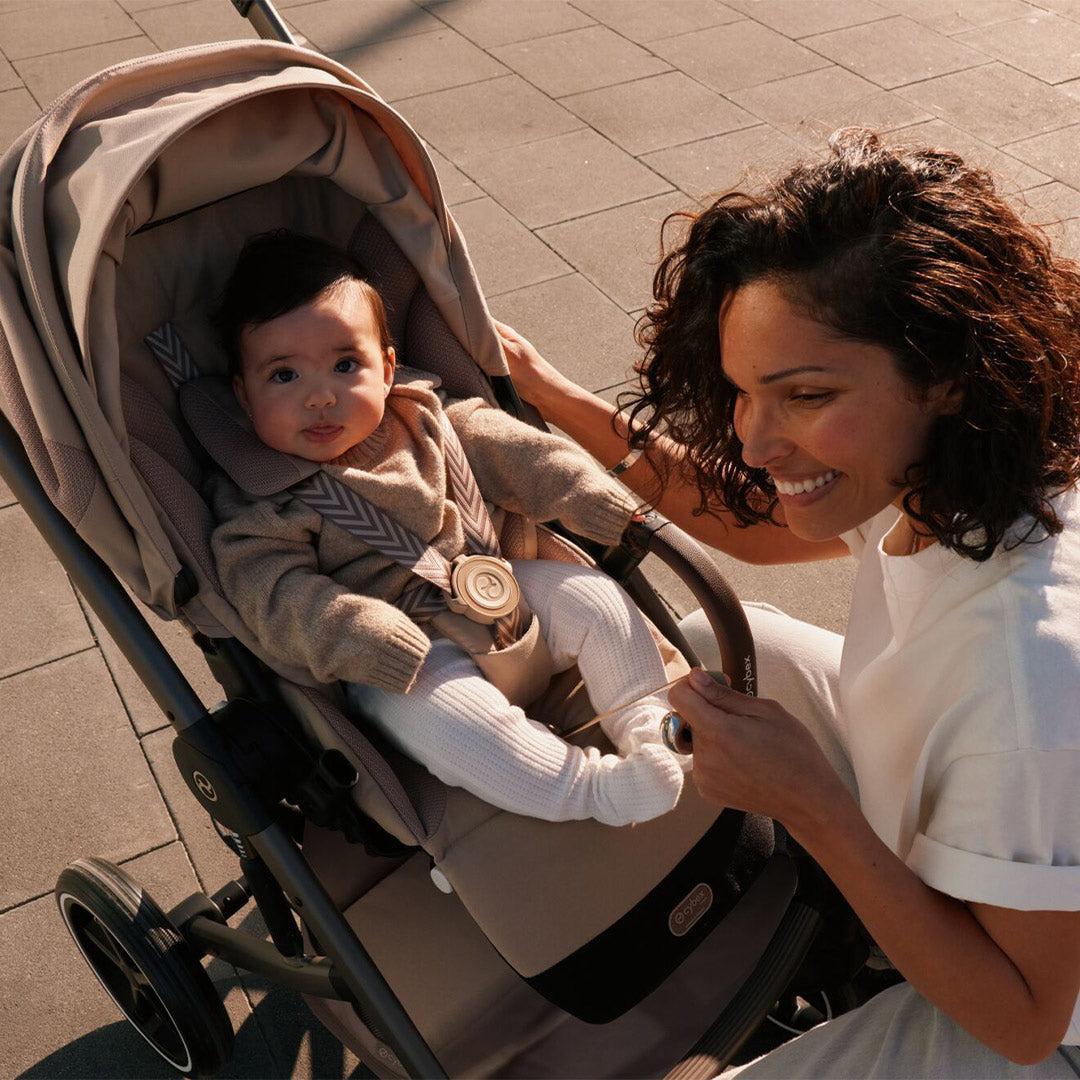CYBEX Balios S Lux Pushchair - Black/Moon Black