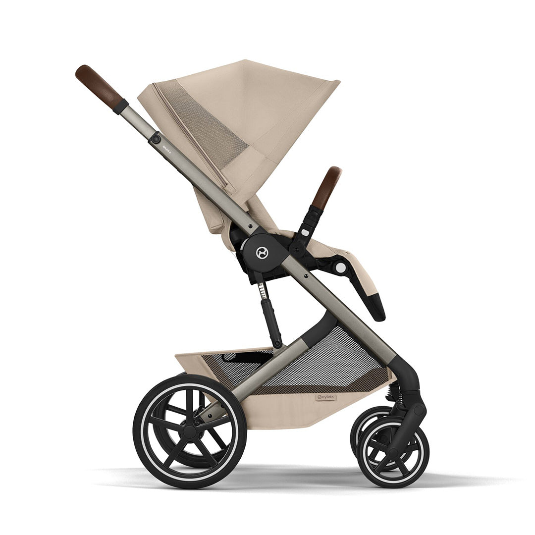 CYBEX Balios S Lux Pushchair + Fold Carry Cot - Almond Beige