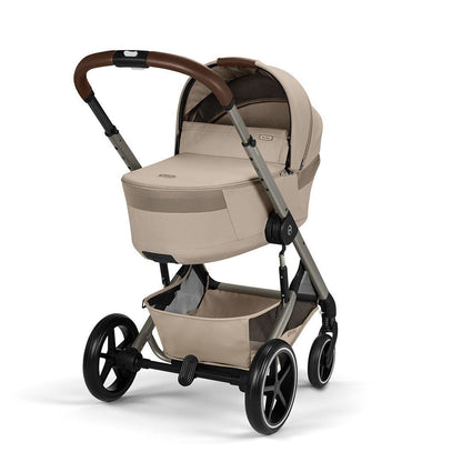 CYBEX Balios S Lux Pushchair + Fold Carry Cot - Almond Beige