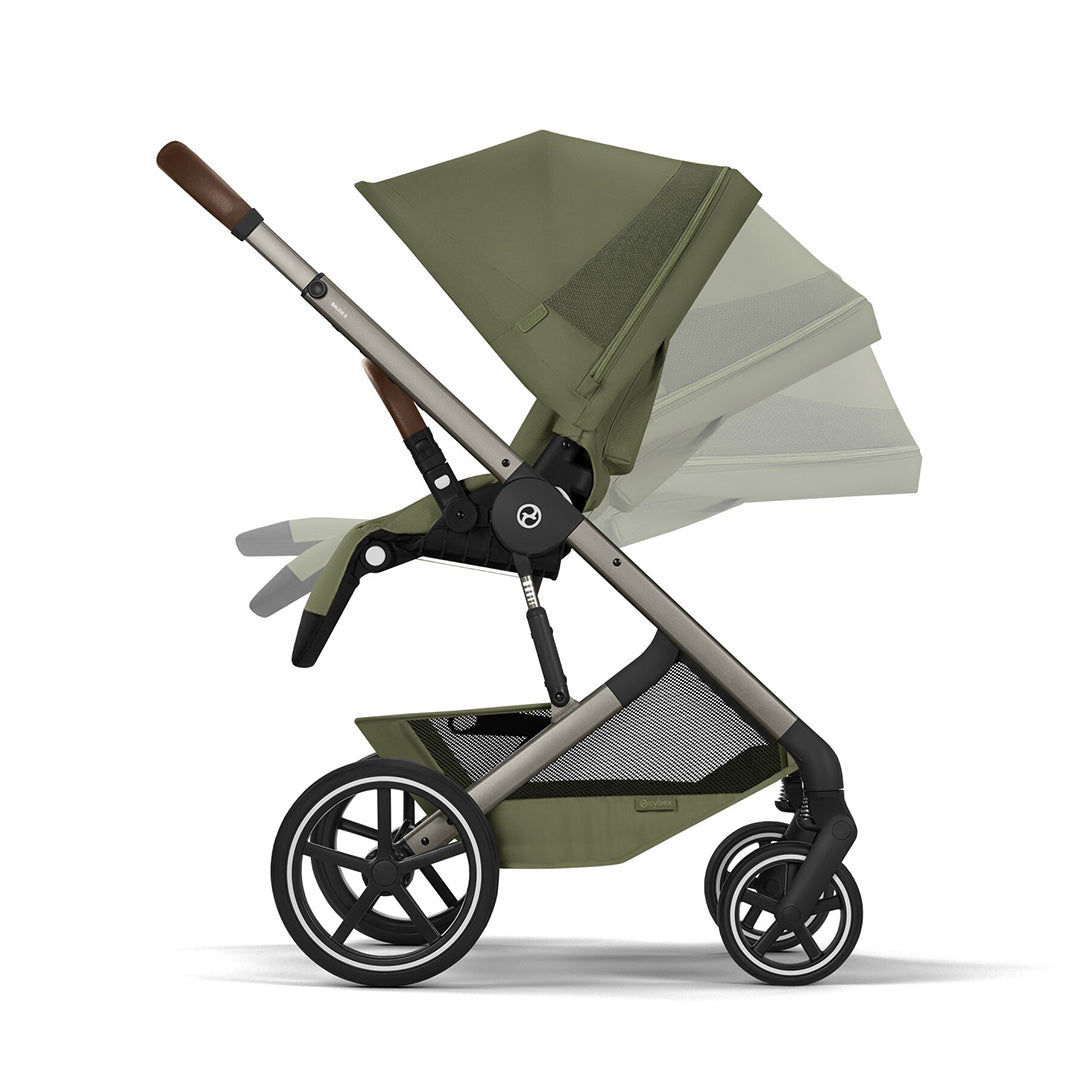 CYBEX Balios S Lux Pushchair + Fold Carry Cot - Moss Green