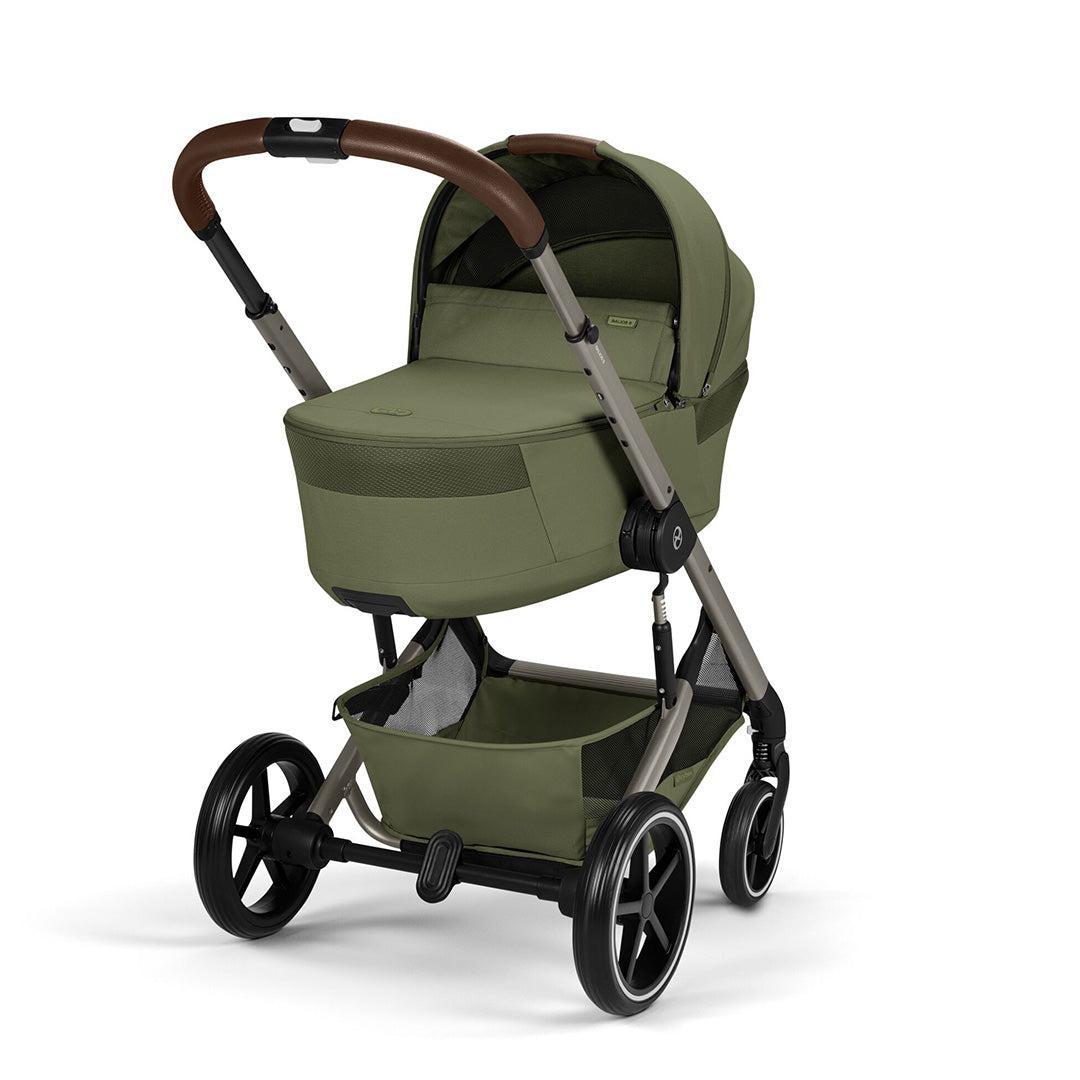 CYBEX Balios S Lux Pushchair + Fold Carry Cot - Moss Green