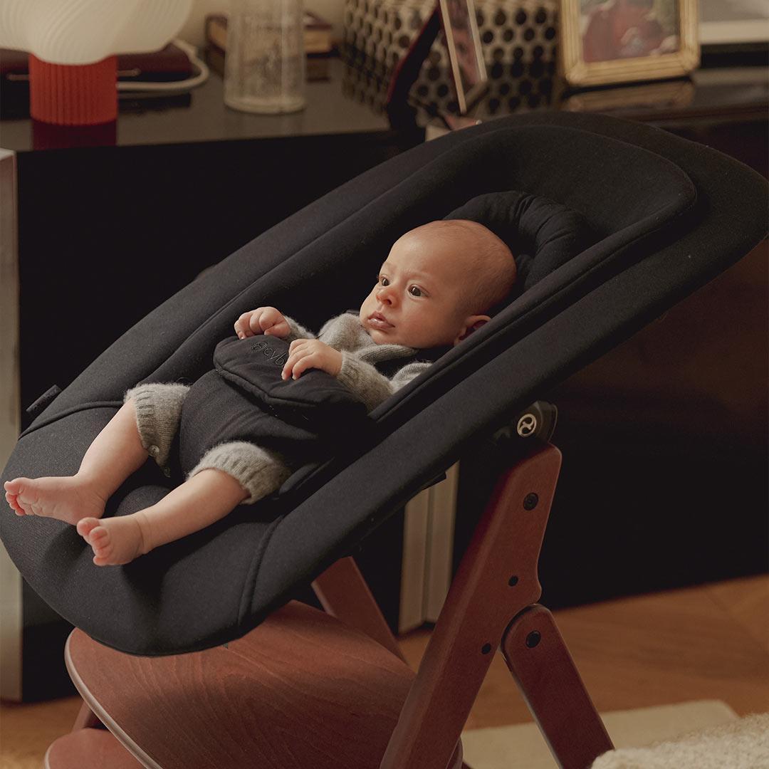 CYBEX Click & Fold 3 In 1 Highchair - Dark Natural