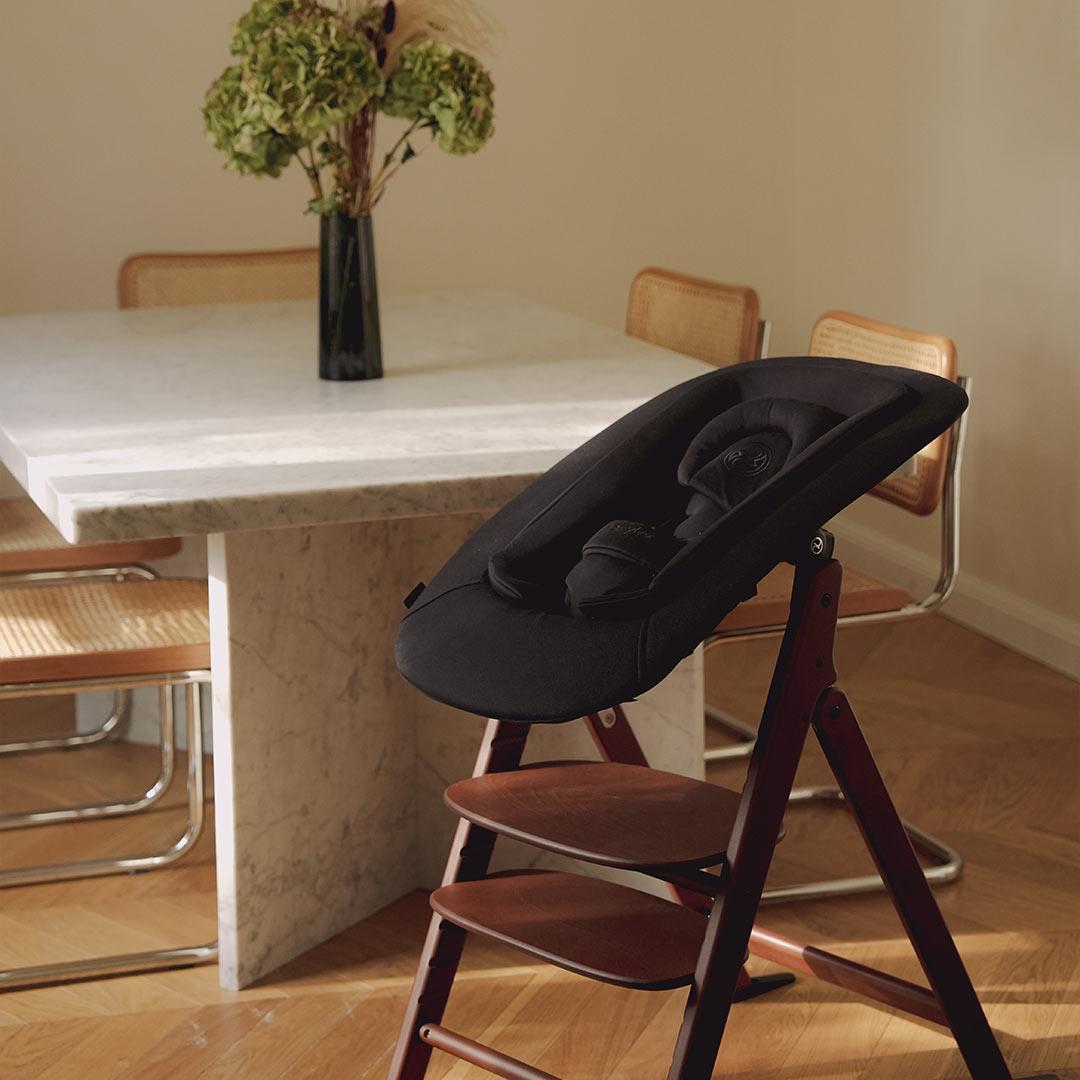 CYBEX Click & Fold 3 In 1 Highchair - Dark Natural