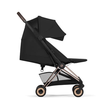 CYBEX Coya Comfort Compact Stroller - Sepia Black/Rose Gold