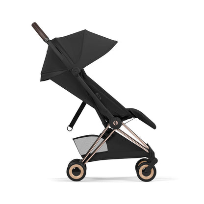 CYBEX Coya Comfort Compact Stroller - Sepia Black/Rose Gold