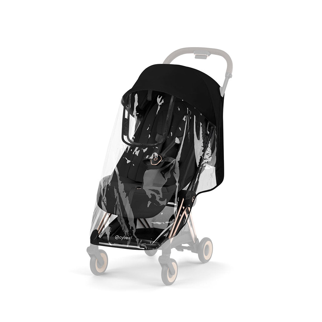 CYBEX Coya Comfort Compact Stroller & Carrycot - Sepia Black/Rose Gold