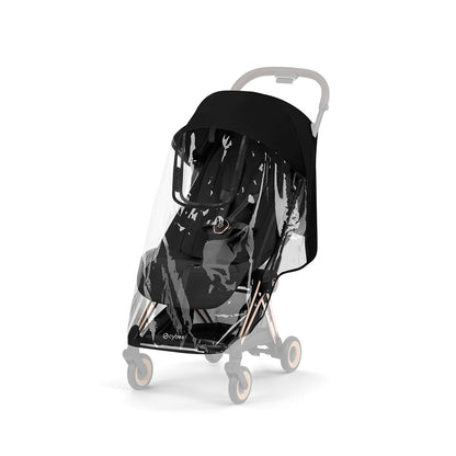 CYBEX Coya Comfort Compact Stroller & Carrycot - Sepia Black/Rose Gold
