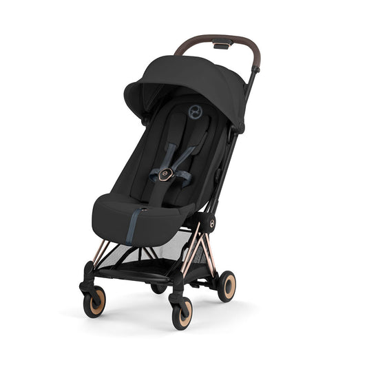 CYBEX Coya Comfort Compact Stroller - Sepia Black/Rose Gold