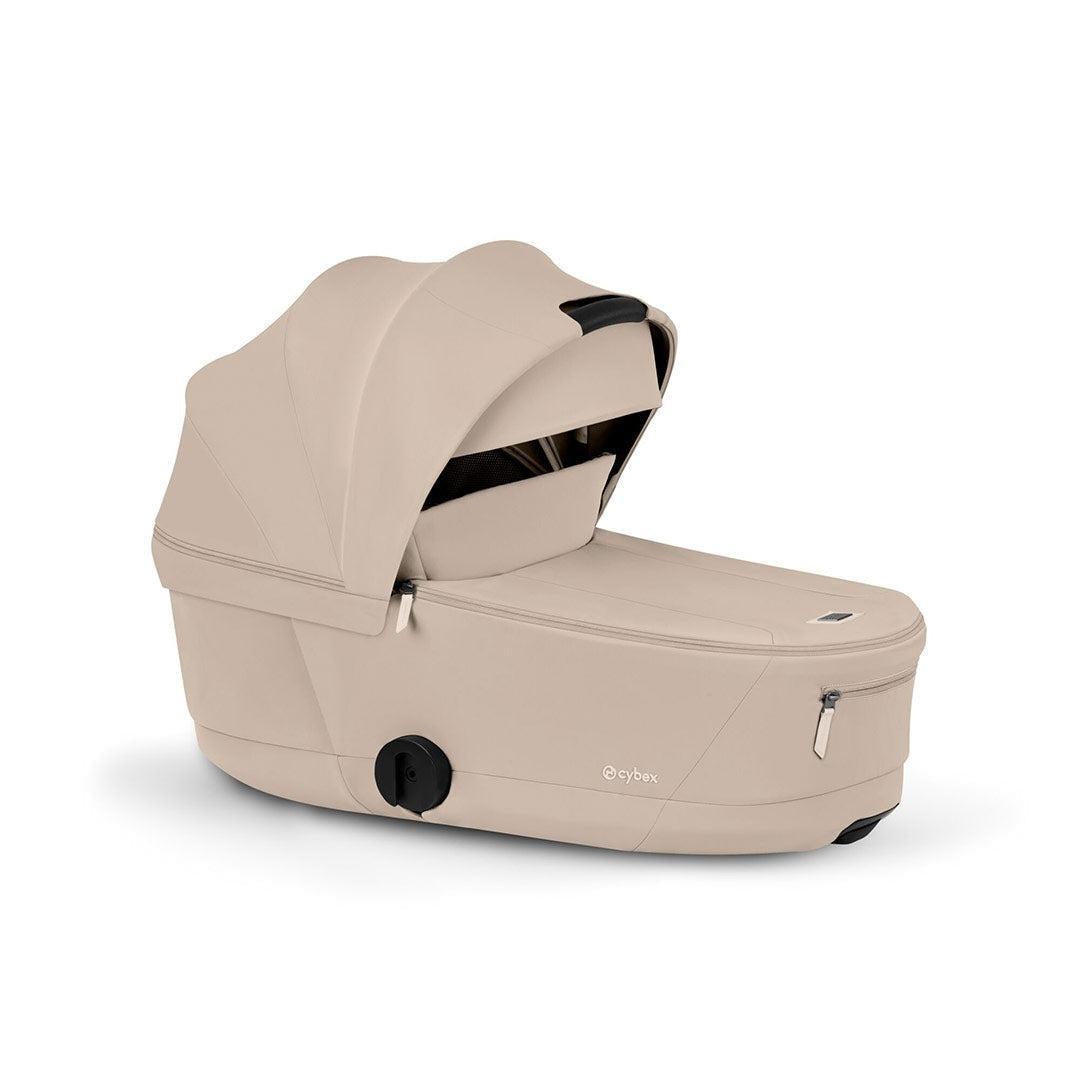 CYBEX e-PRIAM Pushchair & Fold Cot - Comfort - Cozy Beige/Black