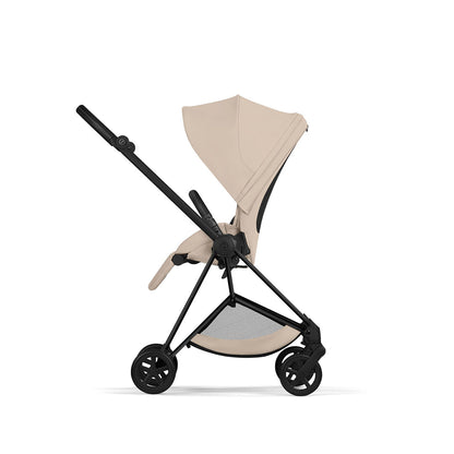 CYBEX Mios Comfort Pushchair & Foldable Carrycot - Cozy Beige/Black