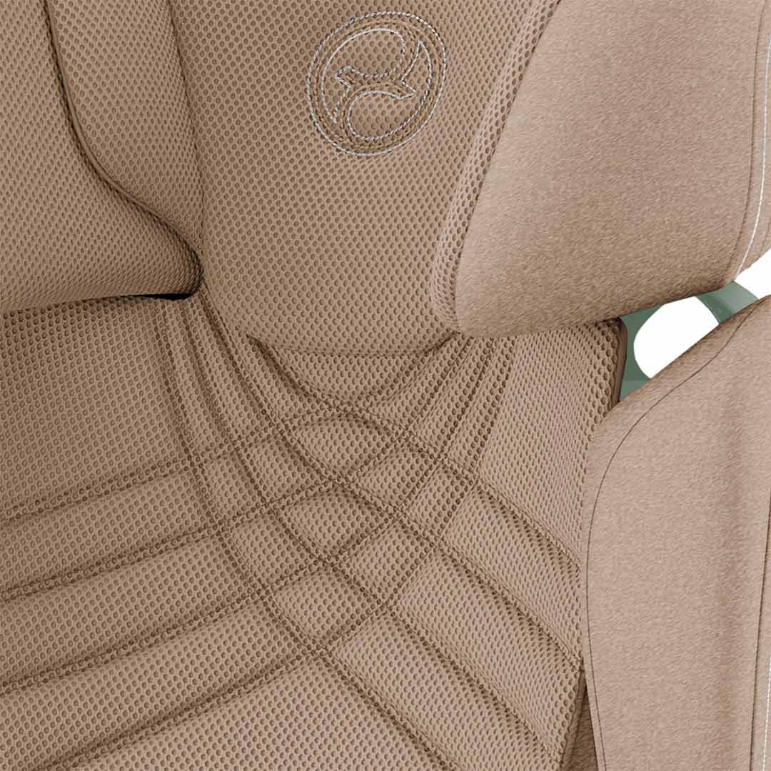 CYBEX Solution T i-Fix Plus Car Seat - Cozy Beige